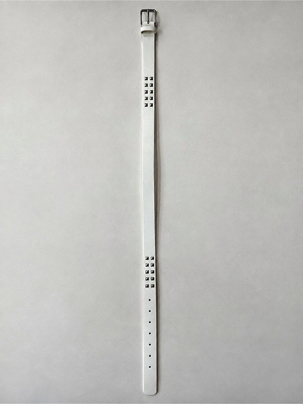 H&M Studded Belt in White Size Medium NWT